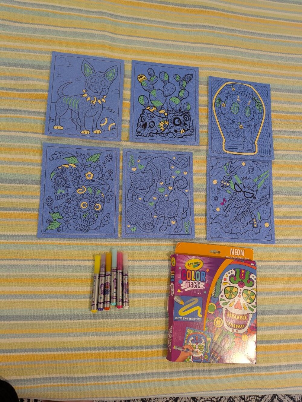 Color Magic Neon Pages + Markers